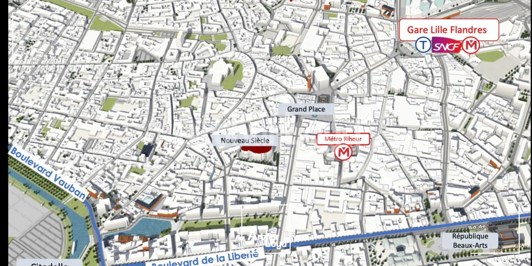 Bureaux - Location - LILLE - 59000 - 274.89-1105.69 - 7719178