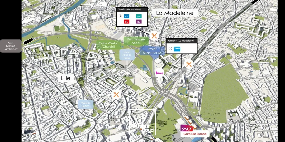 Bureaux - Location - LA MADELEINE - 59110 - 520-8019 - 7719320