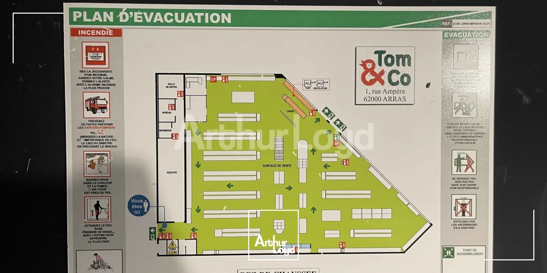 Locaux commerciaux - Location - ARRAS - 62000 - 675-675 - 7719763