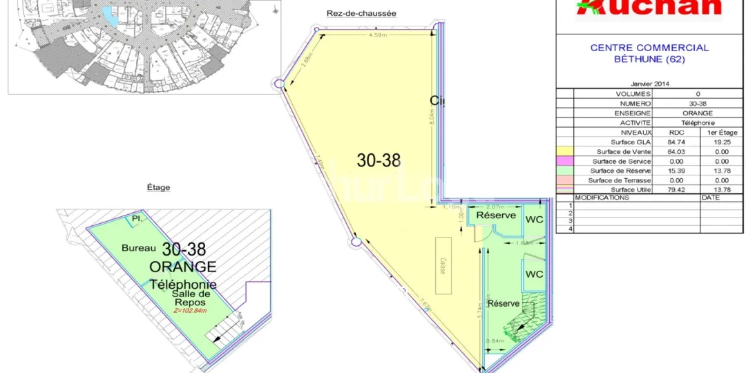 Locaux commerciaux - Location - BETHUNE - 62400 - 276-276 - 7720261