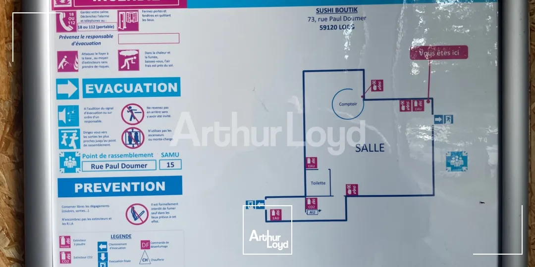 Locaux commerciaux - Location - LOOS - 59120 - 180-180 - 7720361