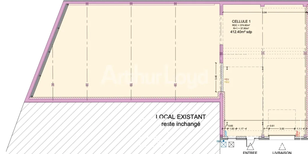 Locaux d'activité & Entrepôts - Vente - LEZENNES - 59260 - 413-413 - 7721966