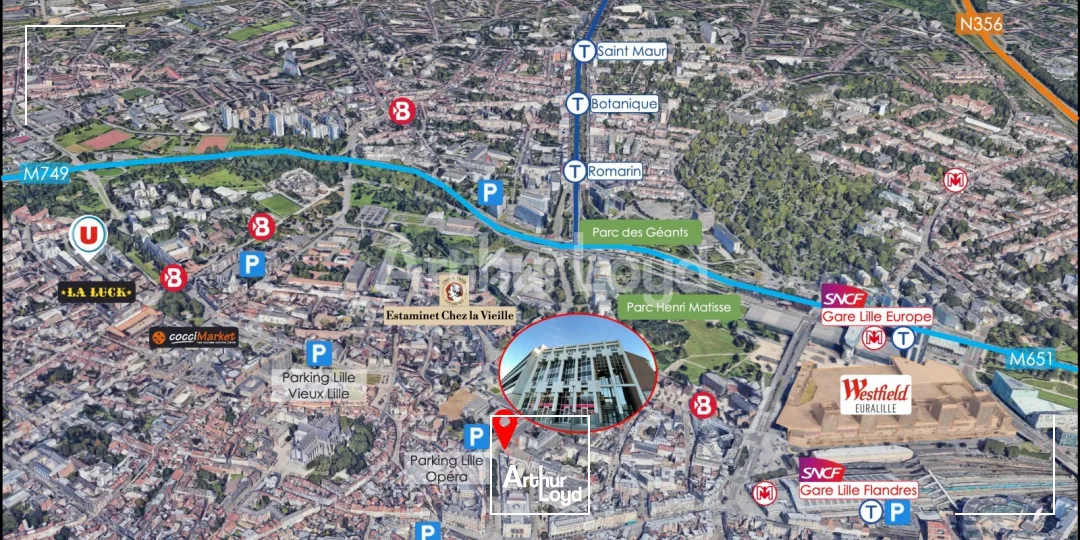 Bureaux - Vente - LILLE - 59000 - 262.4-262.4 - 7722556
