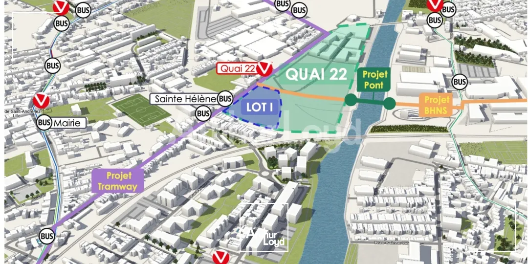 Locaux commerciaux - Vente - SAINT ANDRE LEZ LILLE - 59350 - 439-2246 - 7723335