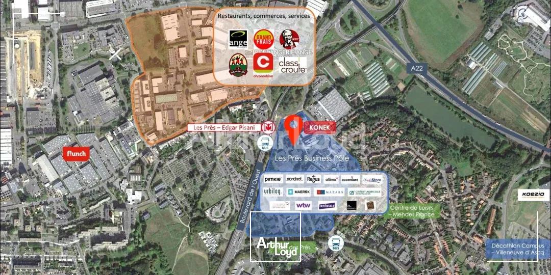 Bureaux - Location - VILLENEUVE D'ASCQ - 59650 - 82-7710 - 7723683