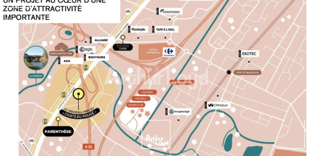 Bureaux - Location - MARCQ EN BAROEUL - 59700 - 120-4300 - 7724091