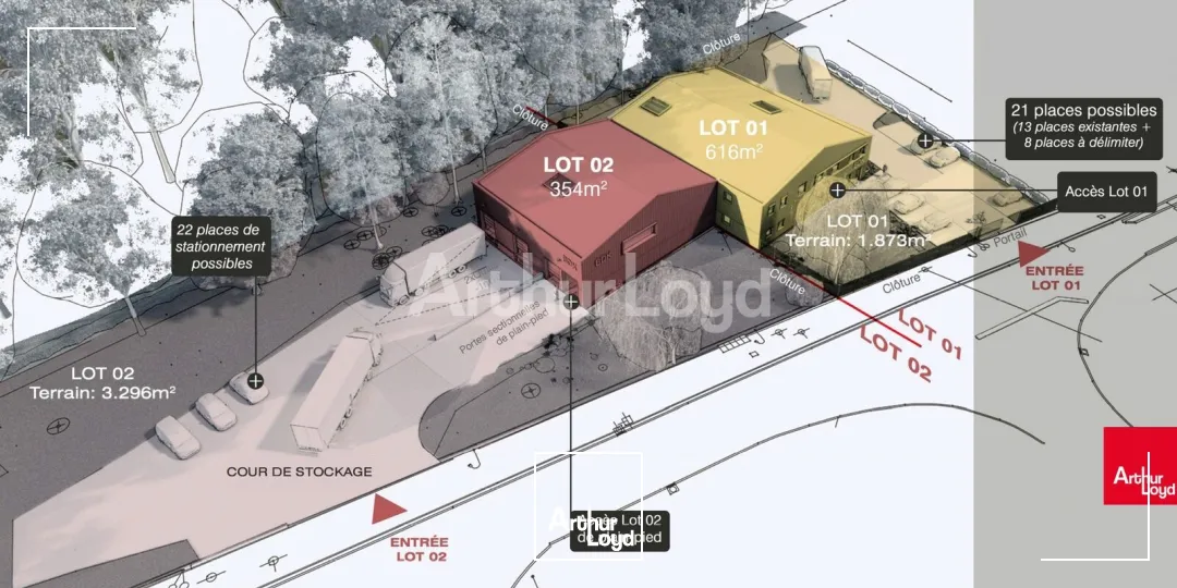 Locaux d'activité & Entrepôts - Vente - LESQUIN - 59810 - 354-970 - 7724410