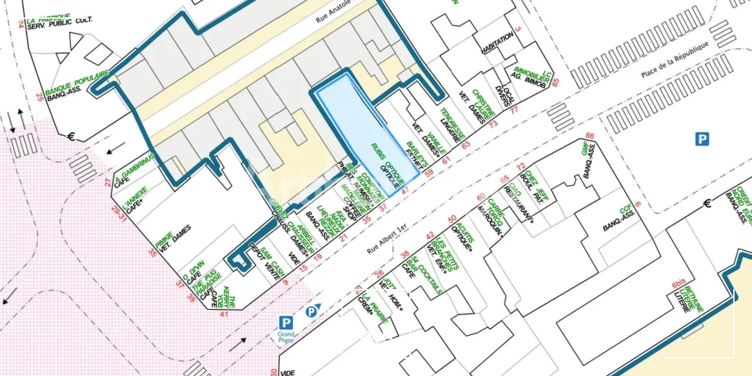 Locaux commerciaux - Location - BETHUNE - 62400 - 138-138 - 7727039