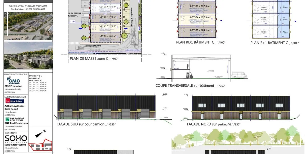 Locaux d'activité & Entrepôts - Vente - CHAPONOST - 69630 - 177.3-177.3 - 7732048