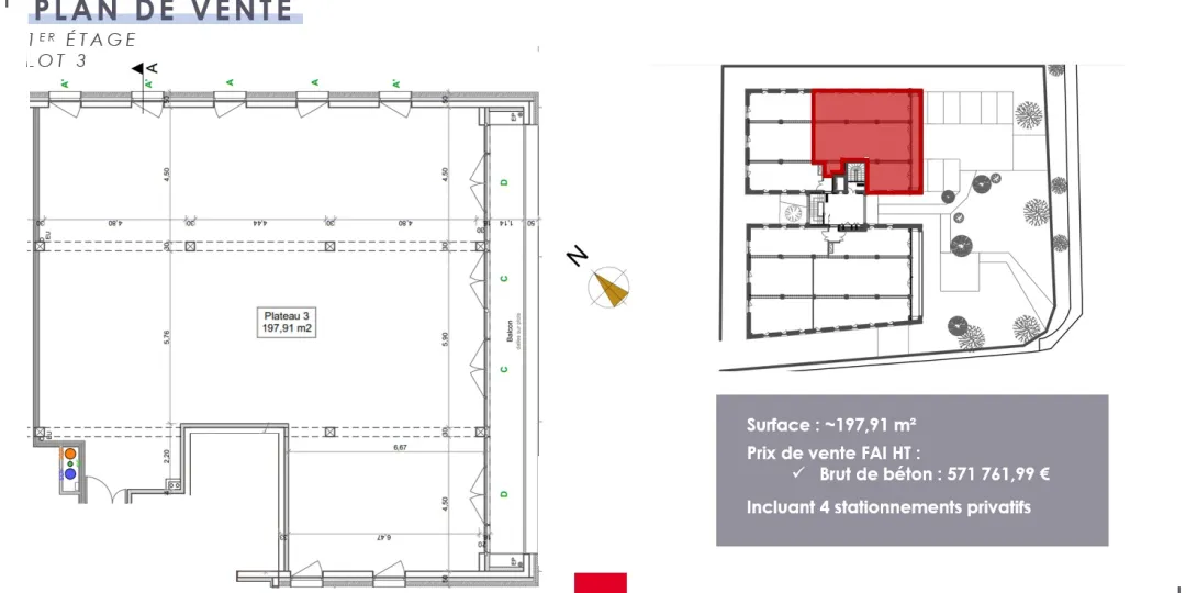 Bureaux - Vente - SAINT CONTEST - 14280 - 174.07-174.07 - 7733914