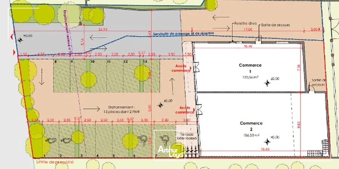 Locaux commerciaux - Location - MEZE - 34140 - 357.19-357.19 - 7735367