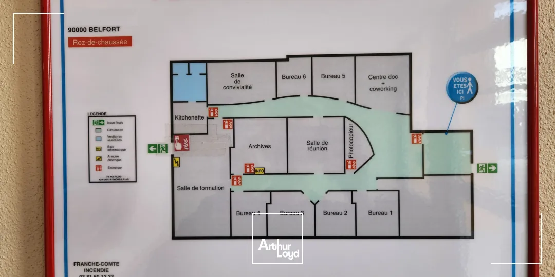 Bureaux - Location - Belfort - 90000 - 364-364 - 7739629