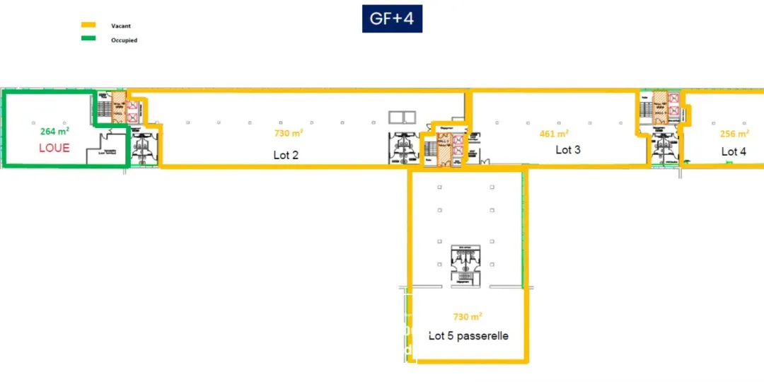 Bureaux - Location - LYON - 69002 - 256-256 - 7741435