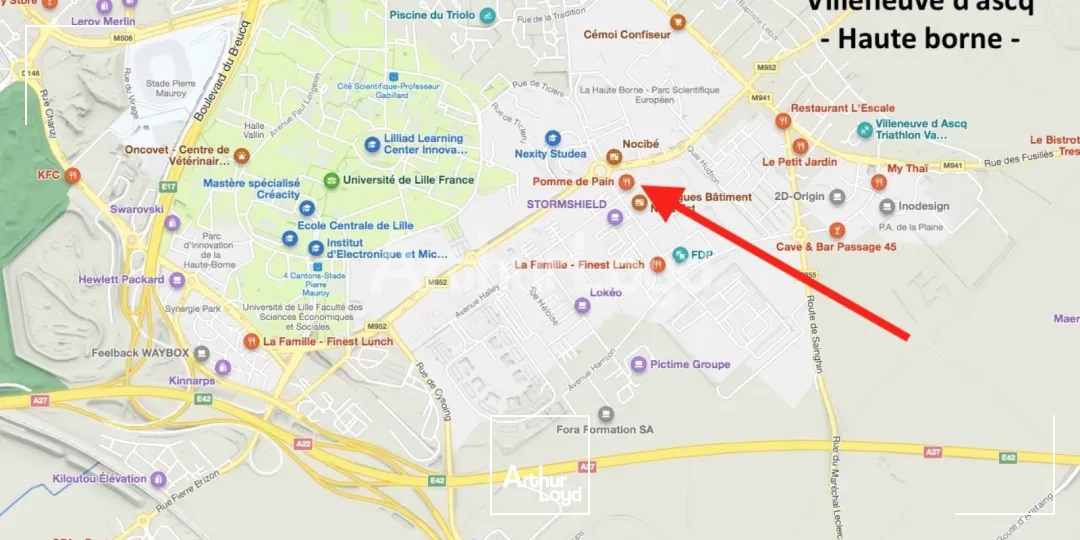 Locaux commerciaux - Location - VILLENEUVE D'ASCQ - 59650 - 197.68-197.68 - 7770112