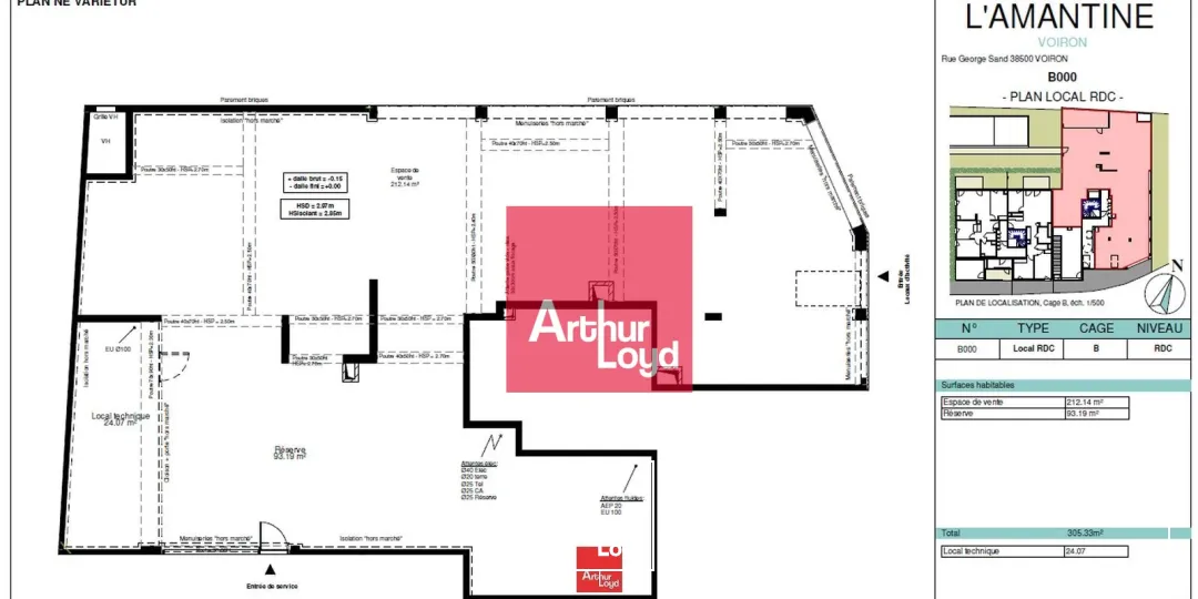 Locaux commerciaux - Location - VOIRON - 38500 - 329-329 - 7772134