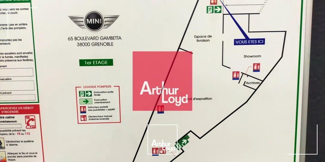 Locaux commerciaux - Location - GRENOBLE - 38000 - 1950-1950 - 7772358
