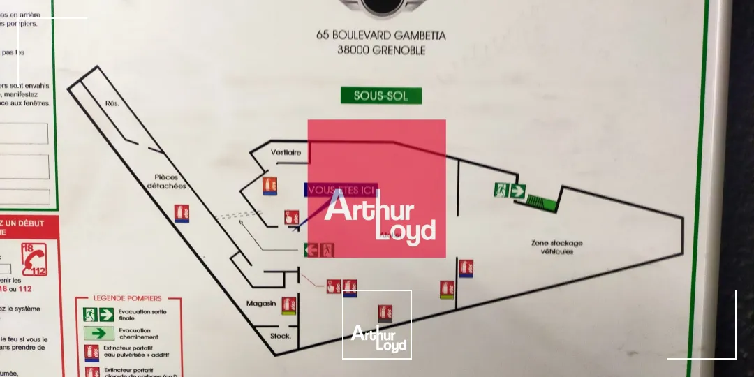 Locaux commerciaux - Location - GRENOBLE - 38000 - 1950-1950 - 7772359