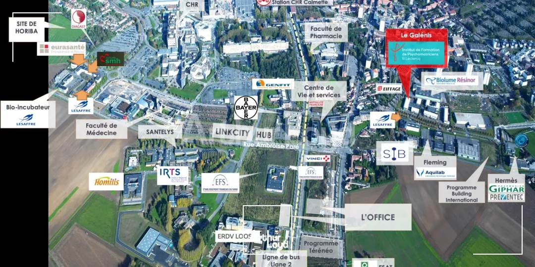 Bureaux - Location - LOOS - 59120 - 481.76-481.76 - 7778944