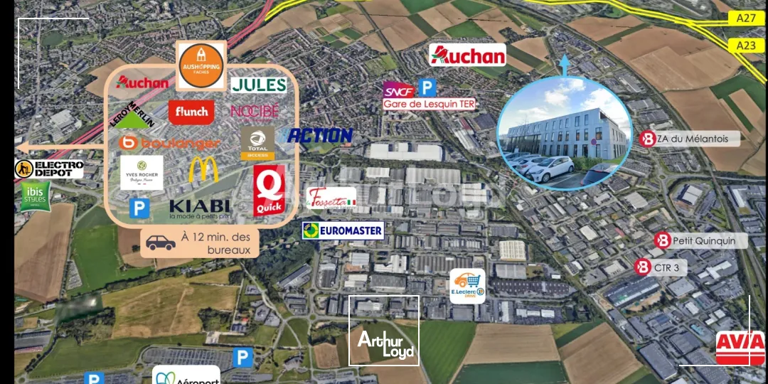 Bureaux - Vente - LESQUIN - 59810 - 158-2068 - 7779912
