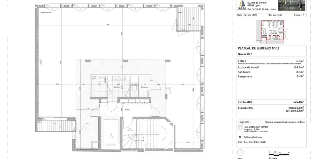 Bureaux - Location - LYON - 69003 - 181.1-181.1 - 7784909