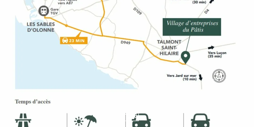 Locaux d'activité & Entrepôts - Location - TALMONT-SAINT-HILAIRE - 85440 - 165-165 - 7796000