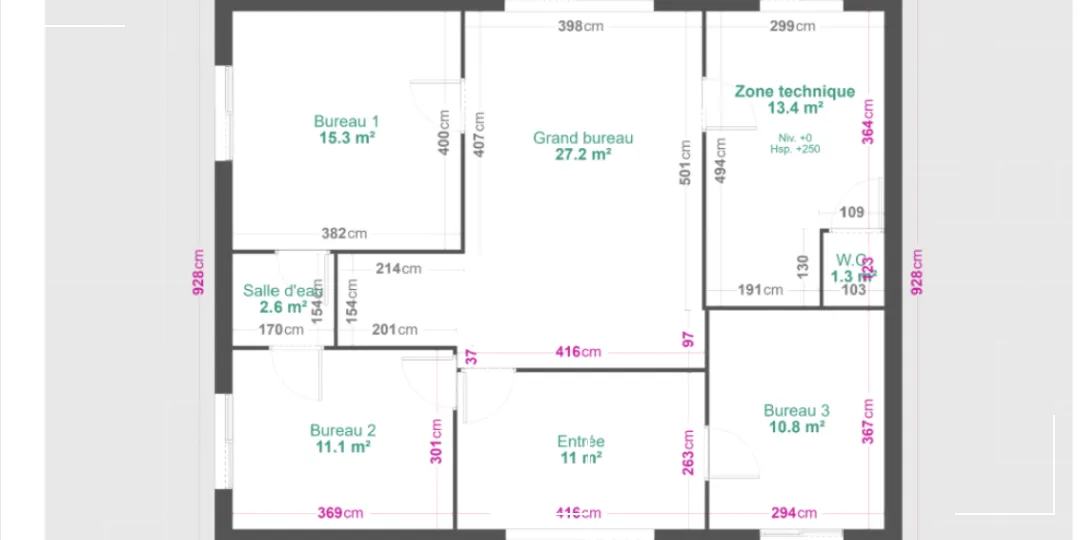 Bureaux - Location - BOE - 47550 - 92.7-92.7 - 7798994