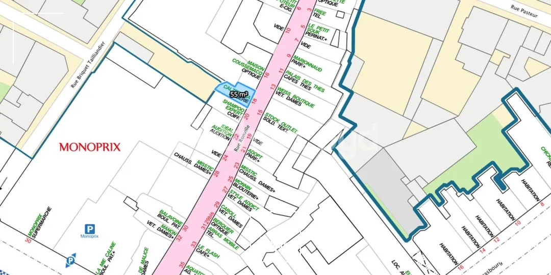 Locaux commerciaux - Location - ARRAS - 62000 - 55-55 - 7805500