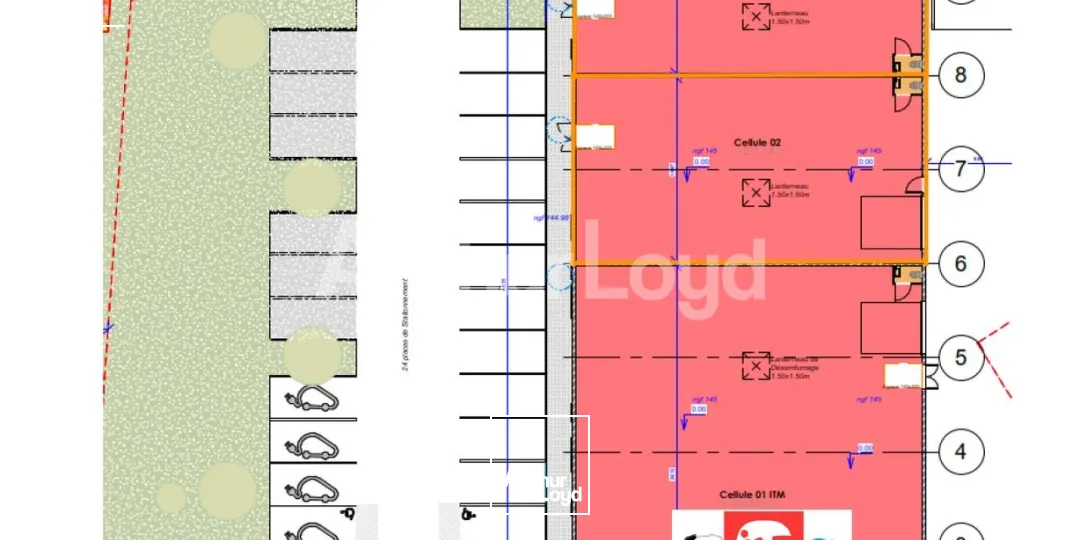 Locaux commerciaux - Location - HERLIN LE SEC - 62130 - 212-427 - 7805502