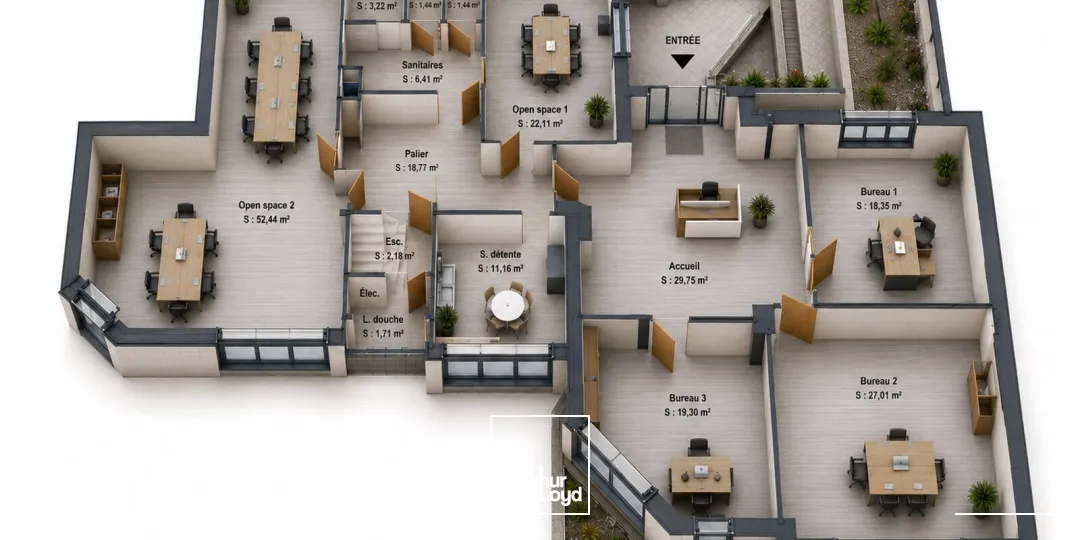 Bureaux - Location - SAINT JEAN DE BRAYE - 45800 - 323.64-323.64 - 7806029