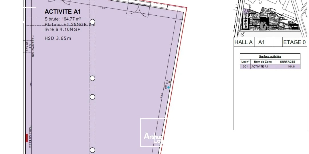 Locaux commerciaux - Location - CAEN - 14000 - 164.81-164.81 - 7807498