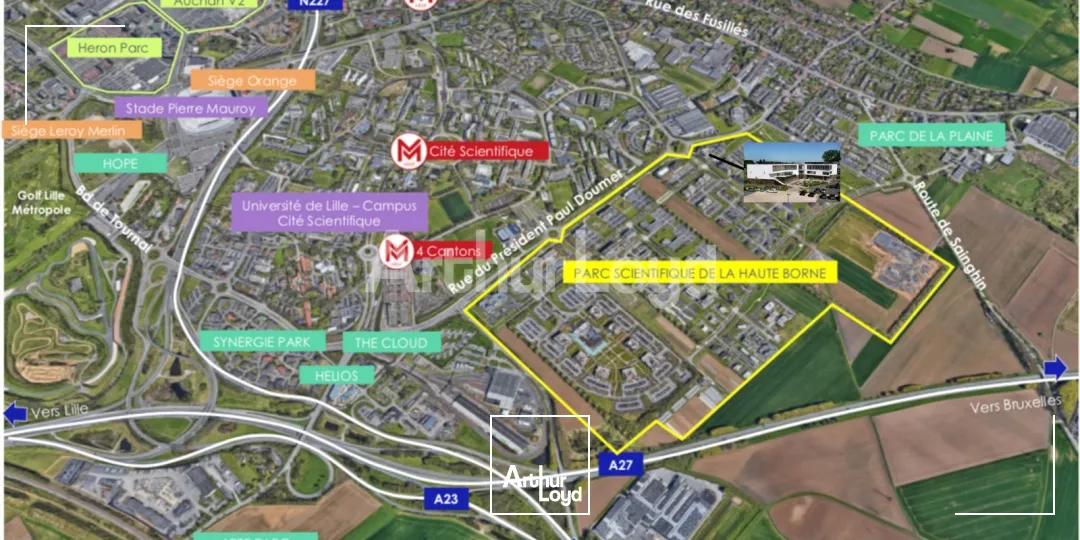Bureaux - Location - VILLENEUVE D'ASCQ - 59650 - 406-406 - 7909627