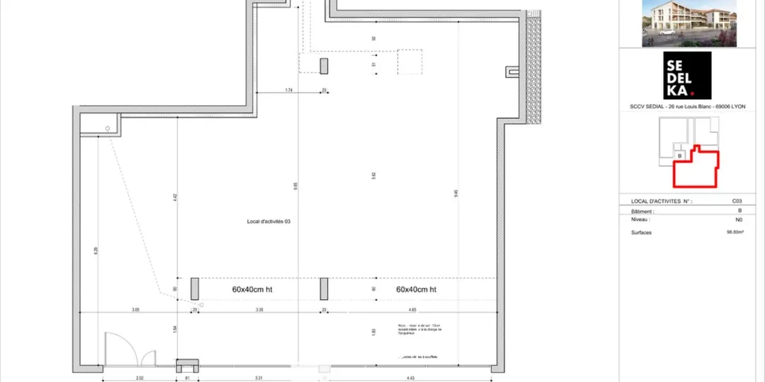 Locaux commerciaux - Vente - CRAPONNE - 69290 - 98-300 - 7915417
