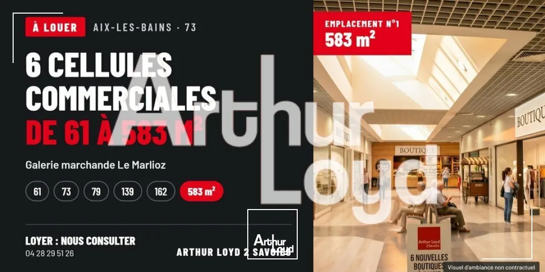 Locaux commerciaux - Location - AIX-LES-BAINS - 73100 - 583-583 - 7921368