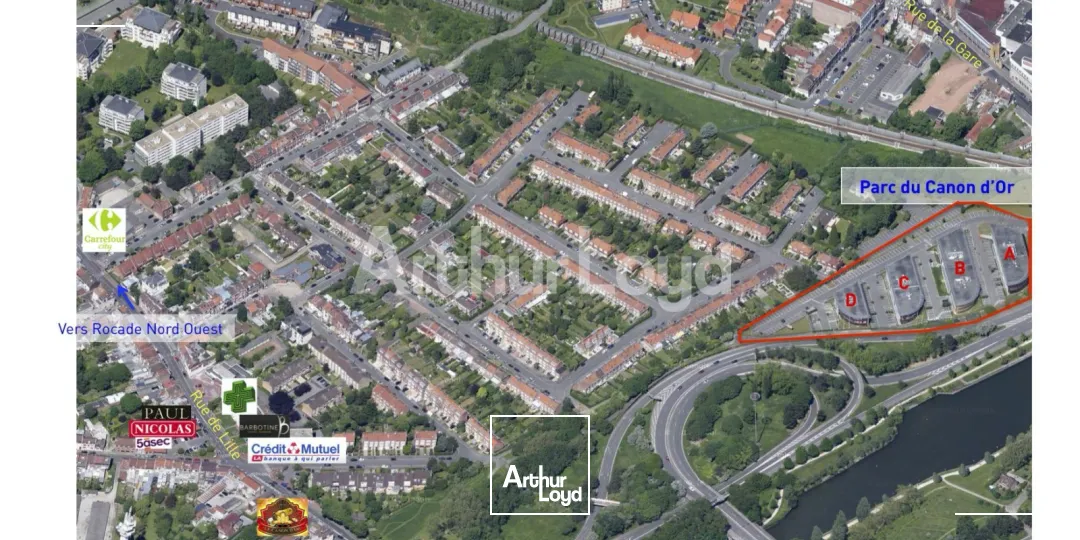 Bureaux - Location - SAINT ANDRE LEZ LILLE - 59350 - 380-380 - 7932942