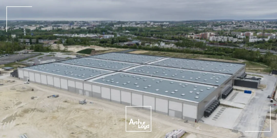 Construction en cours pour une plateforme logistique sur ERAGNY