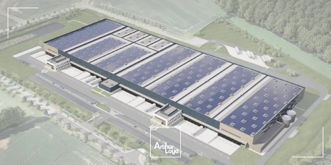 Plateforme logistique en Seveso seuil bas près de Reims, sur la commune de Tergnier