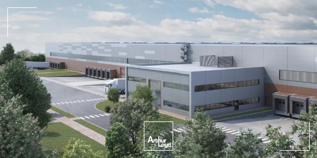A LOUER : plateforme logistique en cours de construction près d'Evreux