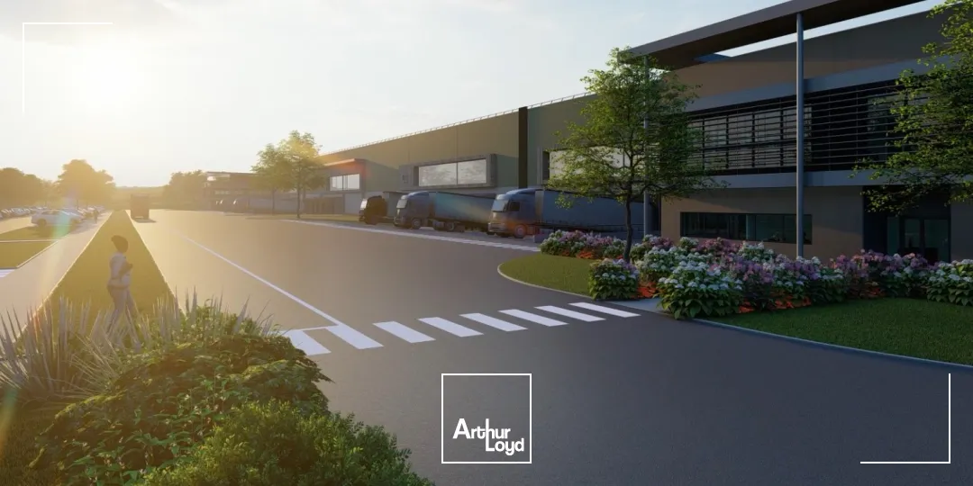 Construction à venir d'une plateforme logistique au Nord de l'Ile de France