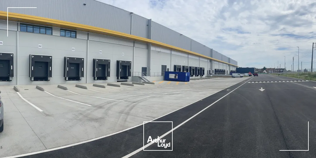 Plateforme logistique en cours de construction de 21 950 m² à louer dans la Métropole lilloise