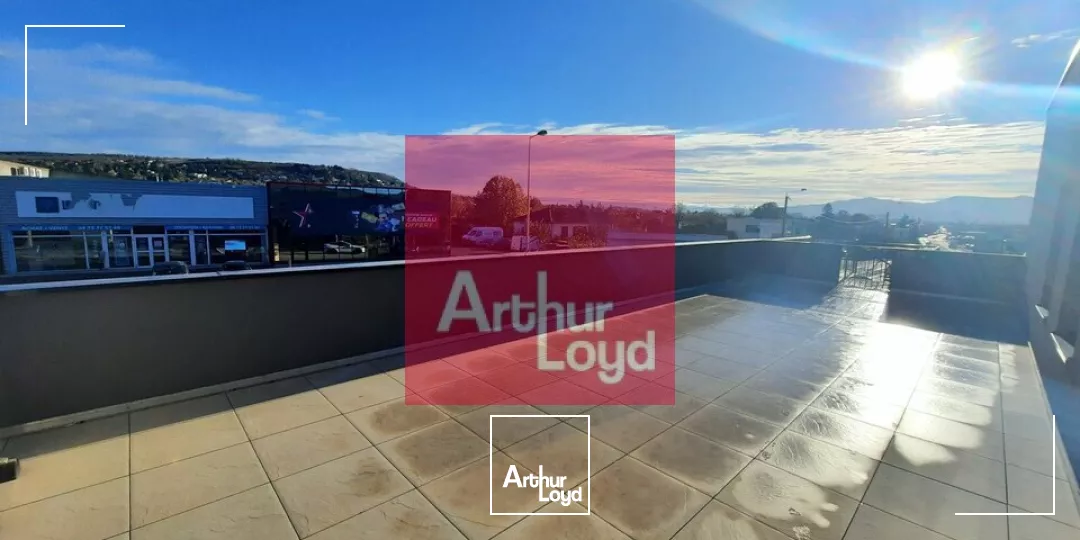 BUREAUX + TERRASSE A LOUER 95M² COURNON D'AUVERGNE PROGRAMME NEUF