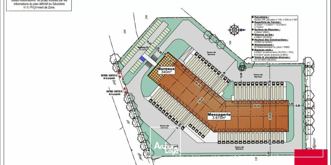 RENNES - A LOUER - LOCAL D'ACTIVITE EN BEFA