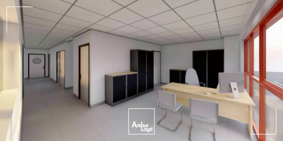 ACTIVITES - A LOUER - ZONE DE BRAIS - ST NAZAIRE - 400 M2 - BUREAUX