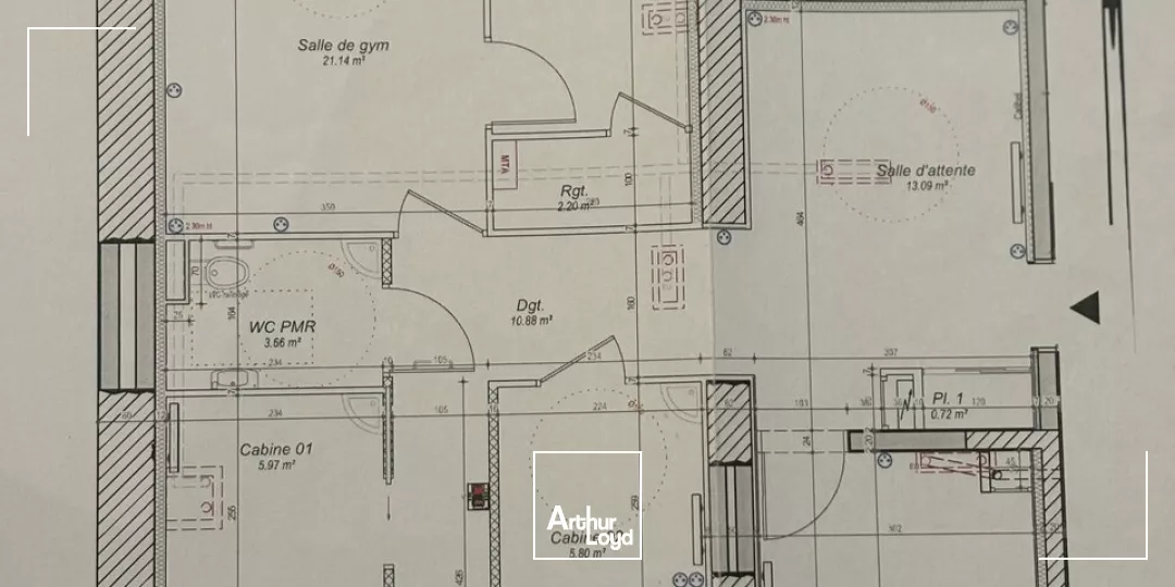 BUREAUX à LOUER de 89.63 m²