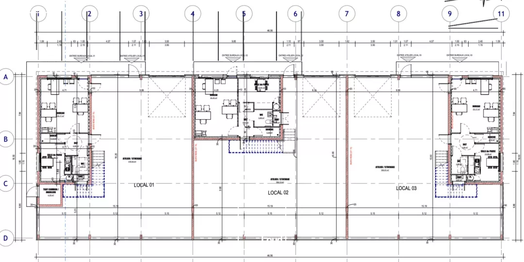 Locaux d'activité à louer à LA TRINITE DE THOUBERVILLE 27310