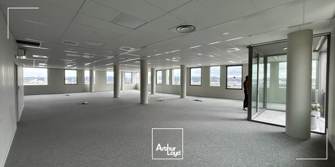 Plateaux de bureaux neufs et divisibles à louer - Bordeaux quartier Belvédère