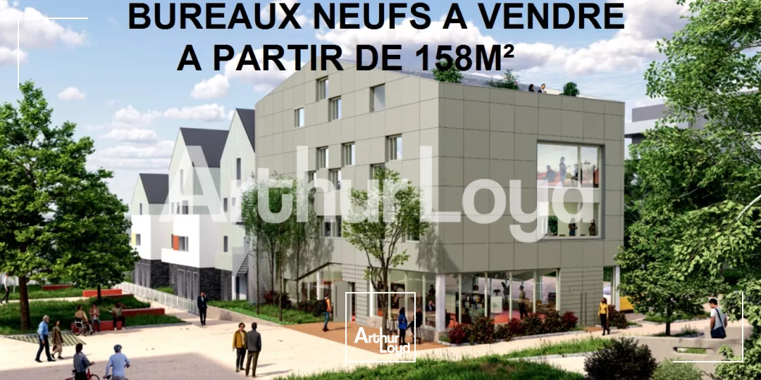 BUREAUX NEUFS A VENDRE - 158M² + terrasse privative de 67m²