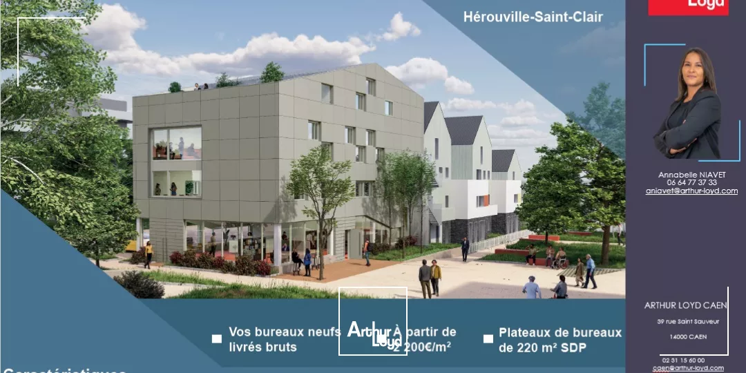 IMMEUBLE NEUF A VENDRE - CAEN NORD 842M²