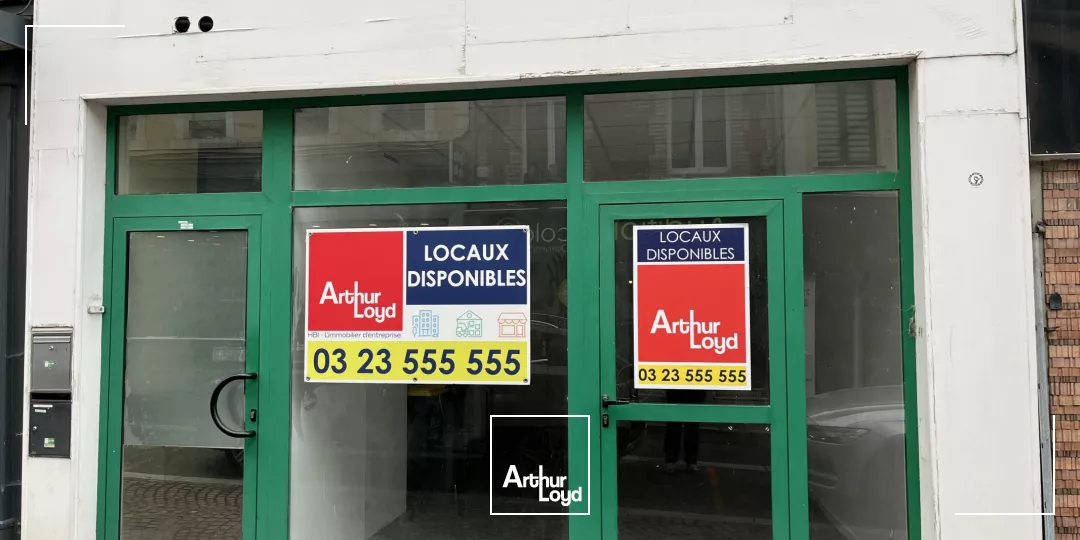 Local commercial de 89 m2 en centre-ville de Saint-Quentin