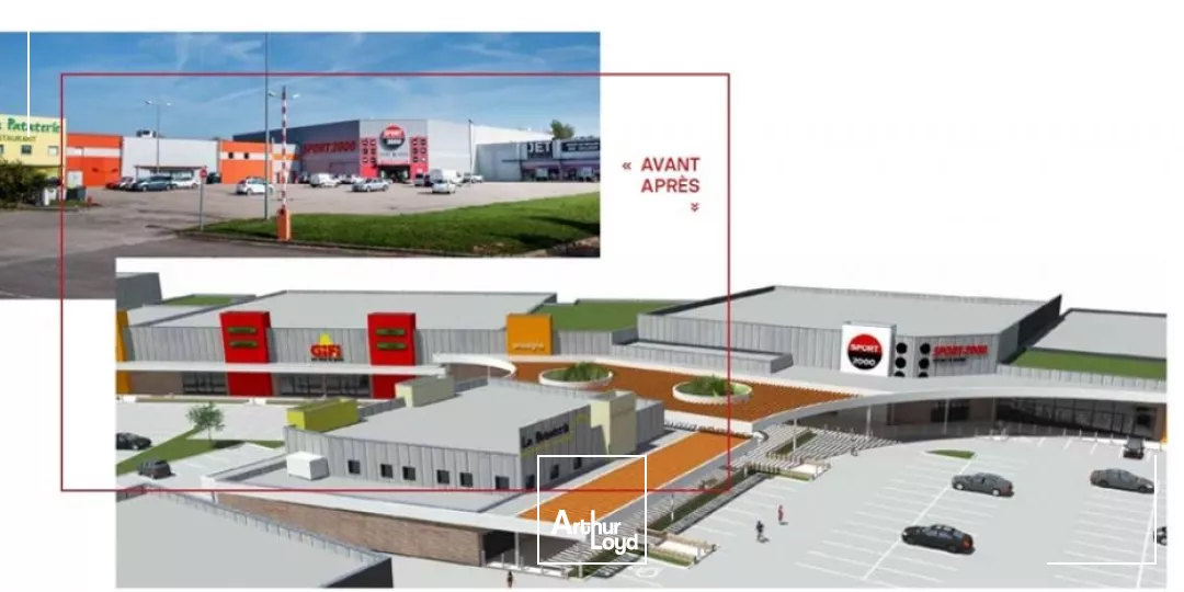 LOCAL COMMERCIAL à LOUER de 575 m²