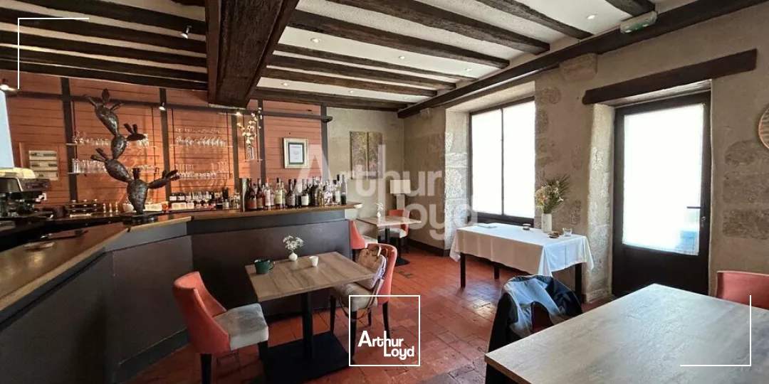 CELLETTES - LOCATION LOCAL COMMERCIAL DE 231 M² - AXE PASSANT